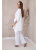 Sada halenky + kalhot s přívěskem ecru Sada halenky + kalhot s přívěskem ecru