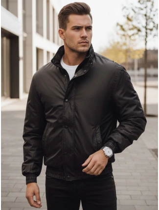 Pánská přechodná bunda černá FashionStreet TX4583