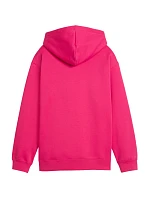 Dětská mikina s kapucí Puma ESS Centered Cat Logo Relaxed Hoodie fuchsia 692973 59