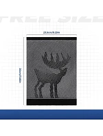 Qunature lyžařský komín 11230014002 sportovní šátek univerzální velikosti - černý