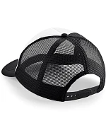 Beechfield B 645 5 panelová kšiltovka Vintage Trucker 53.0645 black/white