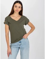 Dámská halenka TW BZ BL 1006.56 tmavá khaki