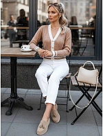 Dámský svetr FUZZY camellia FashionStreet MY2369