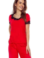 Dámské pyžamo Aster red - ELDAR