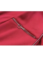 Červená vypasovaná dámská mikina (amg-17)