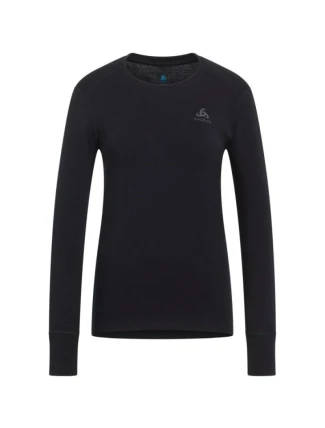 Odlo BL TOP crew neck l/s MERINO 260 dámské tričko velikost S Black