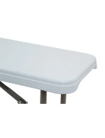 CATERINGOVÁ LAVICE SKLÁDACÍ 183X28X43CM BÍLÁ CATERINGOVÁ LAVICE SKLÁDACÍ 183X28X43CM BÍLÁ