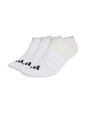 Adidas Thin&Light Sportswear No Show ponožky 3 páry bílé JZ0534 Adidas Thin&Light Sportswear No Show ponožky 3 páry bílé JZ0534