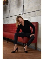 NEOBLU Sullivan Women Dámský svetr s výstřihem do V 24.3988 deep black