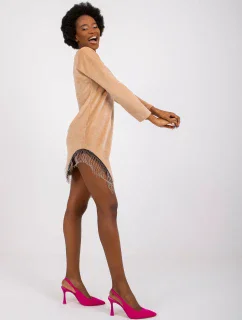 Šaty DHJ SK 6509.82P velbloud