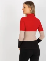 Dámská halenka RV BZ 8465 1.08P černá a červená - FPrice