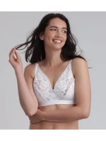 Dámská nevyztužená krajková podprsenka PLAYTEX WIREFREE BRA - PLAYTEX - bílá