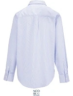 NEOBLU Baptiste Men Mikro keprová košile s dlouhým rukávem 24.4338 blue stripes NEOBLU Baptiste Men Mikro keprová košile s dlouhým rukávem 24.4338 blue stripes