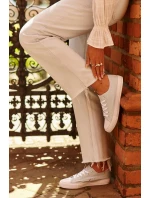 Dámské látkové klasické nízké tenisky máta Lennabella