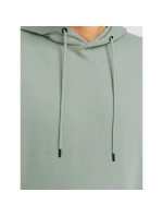 Jack&Jones pánská mikina JJESTAR BASIC SWEAT HOOD NOOS 12208157 ICEBERG GREEN