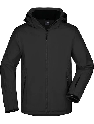 Daiber JN 1054 Pánská 3-vrstvá zimní softshellová bunda 02.1054 black Daiber JN 1054 Pánská 3-vrstvá zimní softshellová bunda 02.1054 black