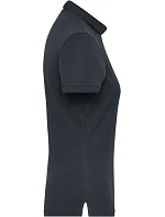 Daiber JN 1805 Dámské pracovní elastické bio polo - Solid 02.1805 carbon