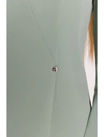 M876 Šaty s širokými manžetami - mátové