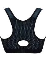 Sportovní podprsenka 0020129 černo-tyrkysová - Selmark Sportovní podprsenka 0020129 černo-tyrkysová - Selmark