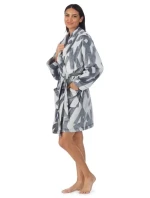 Dámský župan YI2222688F 031 šedý - DKNY Dámský župan YI2222688F 031 šedý - DKNY