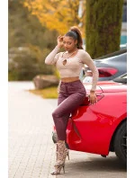 Sexy kožené kalhoty 2348 - Koucla