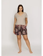 Mefemi Mix&Match Mila PDI1 Pyžamové šortky s potiskem S-2XL