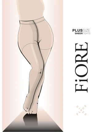 Fiore punčocháče C 5120 Sheer Plus Velikost 6-XXL