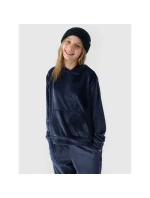 Dívčí nepromokavá velurová mikina s kapucí 4F 4FJWAW24TSWSF1216-31S