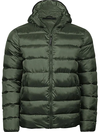 Tee Jays TJ 9646 Lehká pánská prošívaná bunda s kapucí 18.9646 deep green Tee Jays TJ 9646 Lehká pánská prošívaná bunda s kapucí 18.9646 deep green