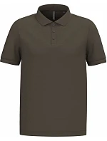 Kariban K 254 Pánské piqué polo 20.K254 dark khaki