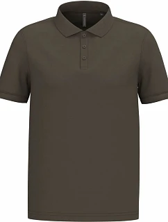 Kariban K 254 Pánské piqué polo 20.K254 dark khaki