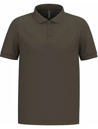 Kariban K 254 Pánské piqué polo 20.K254 dark khaki