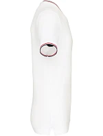 Kariban K 374 Pánské piqué tričko s výstřihem do V 20.K374 white/navy/red Kariban K 374 Pánské piqué tričko s výstřihem do V 20.K374 white/navy/red