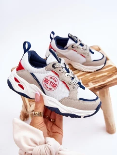 Dětská sportovní obuv Memory Foam System Big Star JJ374269 Bíle