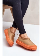 Dámské Sněhule Na Platformě S Nízkým Svrškem Camel Izamine Dámské Sněhule Na Platformě S Nízkým Svrškem Camel Izamine