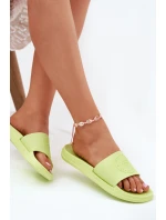 Dámské sandály limetkové 4FMM00FFLIF045-45S
