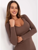 Šaty RV SK 7436.53 hnědá