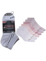 Skechers 6ks dámských ponožek s nízkým střihem S108498-PNK Pink 36-40