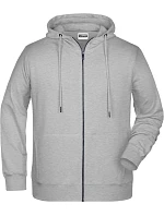 Daiber 8026 Pánská mikina s kapucí 02.8026 grey heather