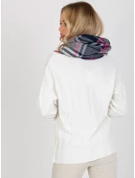 Tunelová šála AT KM 1402.20 šedorůžová