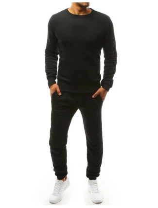 FashionStreet černá pánská tepláková souprava AX0377
