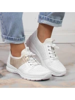 Pohodlná polobotka Rieker W L3254-80 bílá