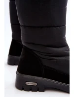 Dámské zateplené boty do sněhu Progress Black Dámské zateplené boty do sněhu Progress Black
