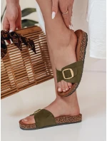 Dámské korkové žabky KORKISTI green FashionStreet ZY0913 Dámské korkové žabky KORKISTI green FashionStreet ZY0913