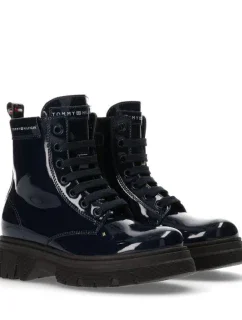 Tommy Hilfiger Lace Up Bootie Blue W T4A5-33040-0775800-800 dámské boty