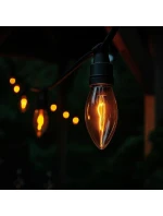 OSVĚTLENÍ SVĚTELNÉHO ŘETĚZCE IMITUJÍCÍHO PLAMEN 10LED