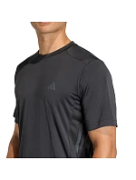 Pánské tričko adidas Tech Essentials Workout 3-Stripes, černé, KQ7485