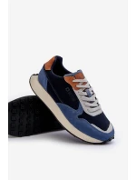 Pánské tenisky s paměťovou pěnou Memory Foam System Big Star NN174356 tmavě modré