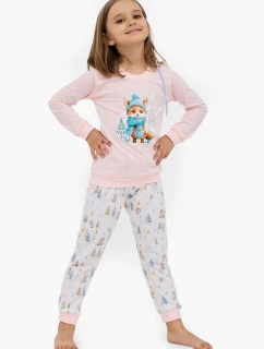 Cornette Dětské dívčí pyžamo 594/192 Fox long/r 86-128