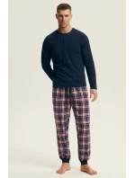 Pyžamo Henderson 43457 Noir long/r M-3XL Pyžamo Henderson 43457 Noir long/r M-3XL